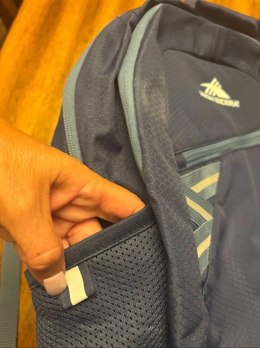 High Sierra blue backpack, NWOT